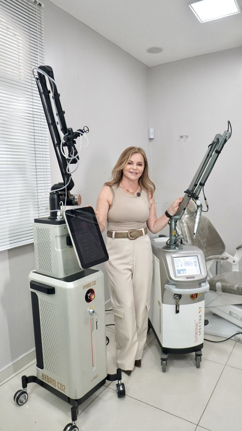 Equipamentos de laser da Clínica Todapele